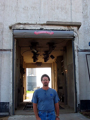 A grain elevator operator