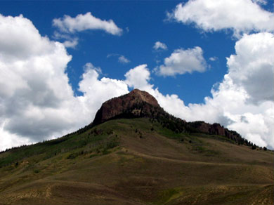Bear Mountain, which looks nothing like a bear