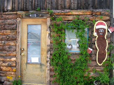 A cartoon character in his hometown