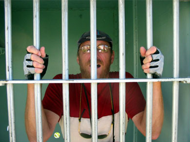 Steve in solitary