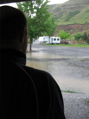 The rain in White Bird