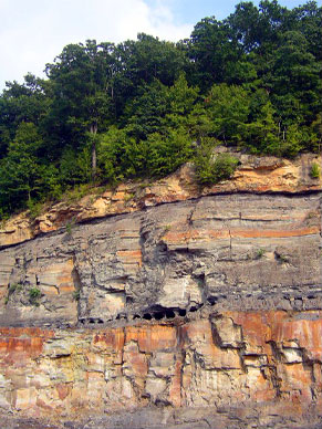 A strip mine