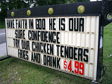 Praise God and get your chicken