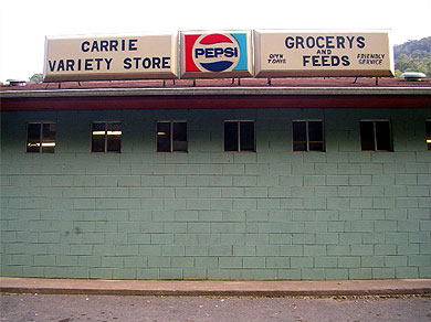 An empty storefront
