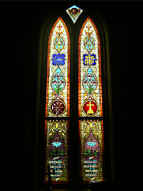 Stained glass at St. Francis 2