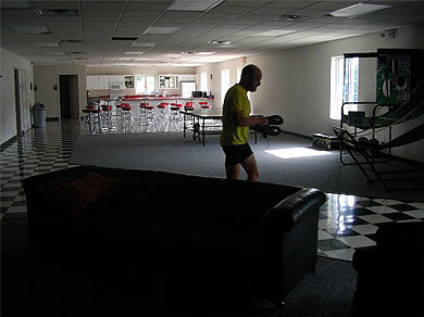 Steve at the youth center in Sebree