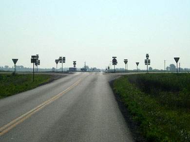 A well-signed intersection