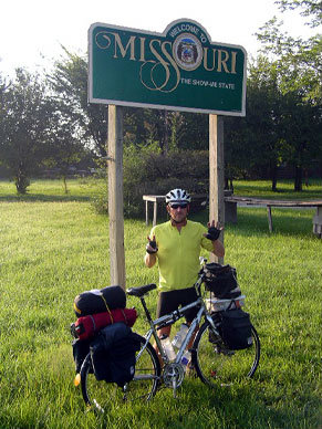Steve at the KS MO border