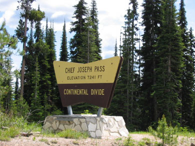 The first pass over the Continental Divide