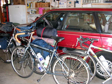 Bike preparation in Portland