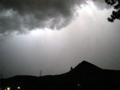 Lightning at Oxbow Dam