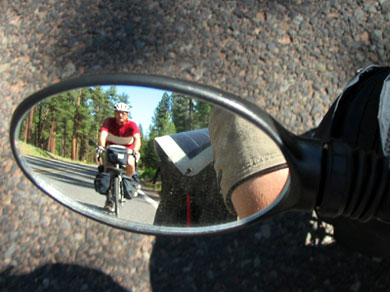 Steve in Mickey’s mirror
