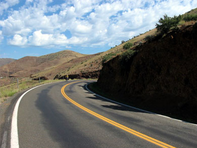 Steve leaving Hells Canyon