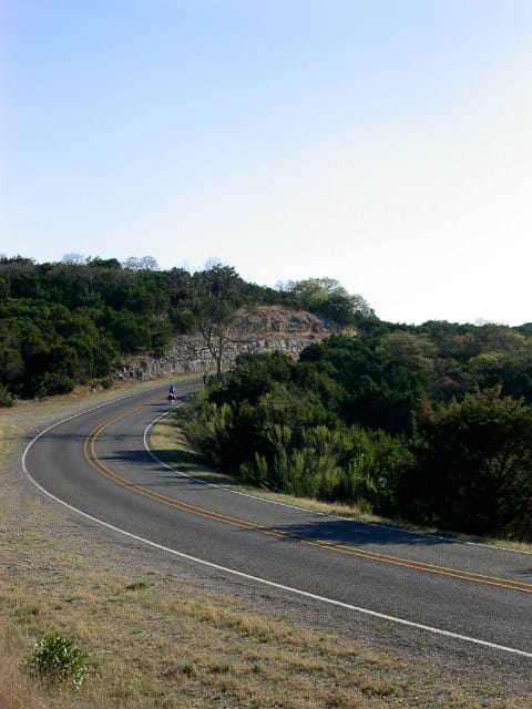 Climbing hills in the late afternoon light