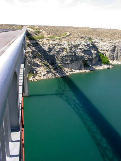 A bridge over the mighty Pecos River