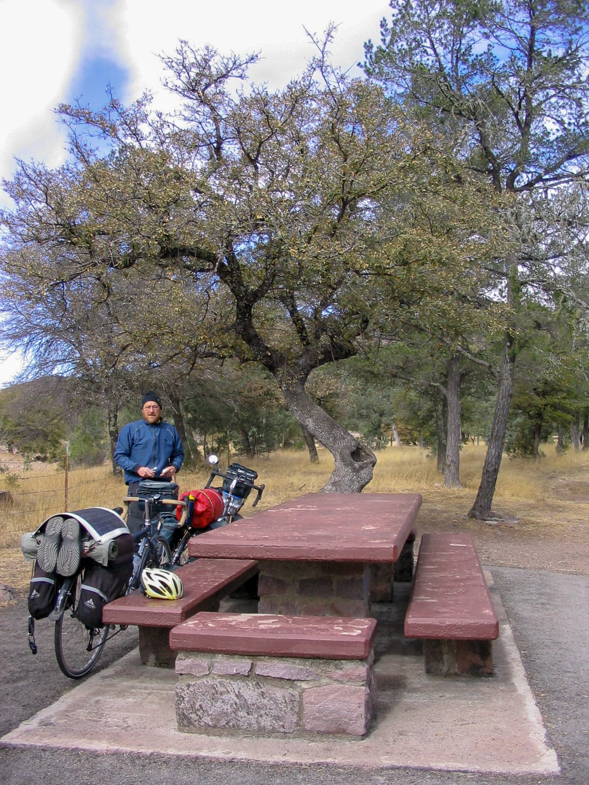 Steve in the Lawrence E. Wood picnic area