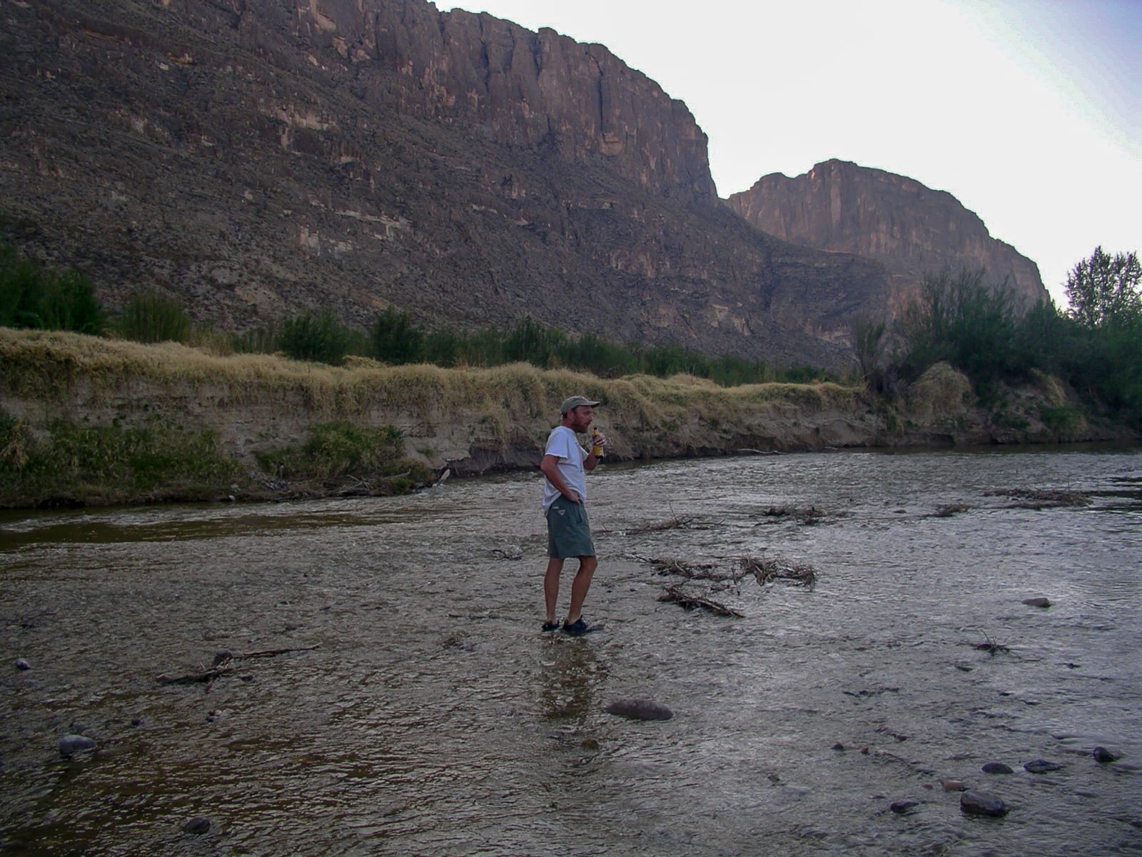 Steve in the Rio Grande