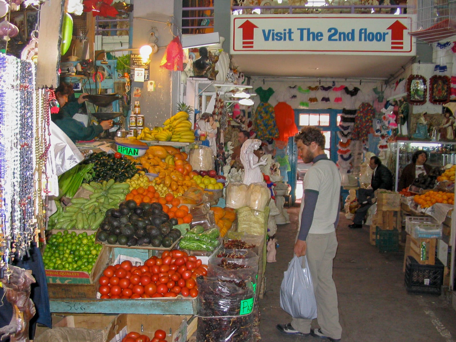Mickey in a Juarez market