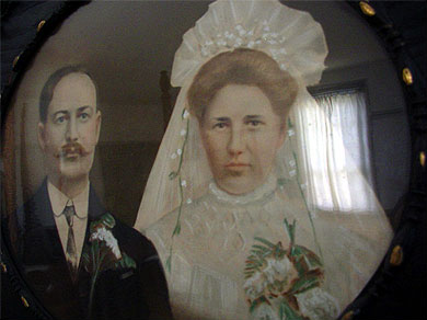 A portrait at the museum in Newberne