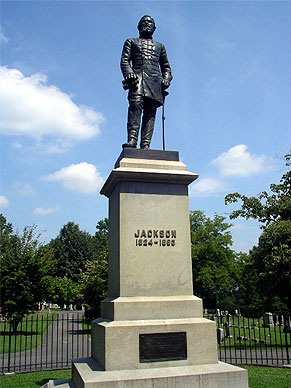 The grave of ol’ Stonewall Jackson