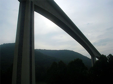 A very lofty bridge